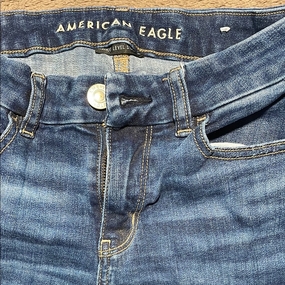 American Eagle Outfitters Dark Blue Denim